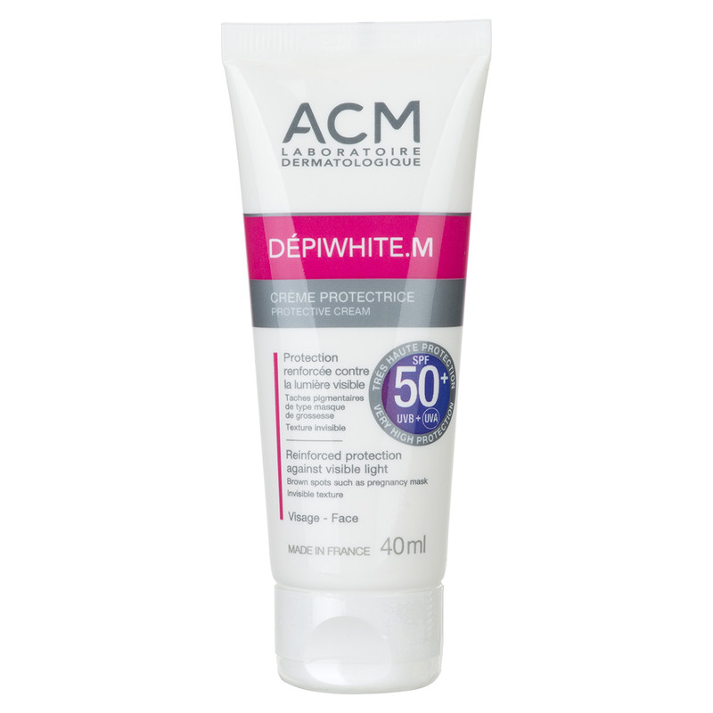کرم ضد آفتاب ای سی ام SPF50+ مدل Depiwhite M مناسب انواع پوست حجم 40 میلی‌لیتر