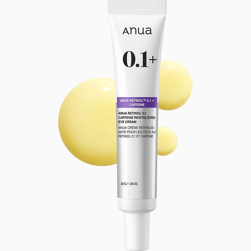 کرم دور چشم شب آنوا مدل Retinol 0.1% + Caffeine حجم 30 میلی‌لیتر