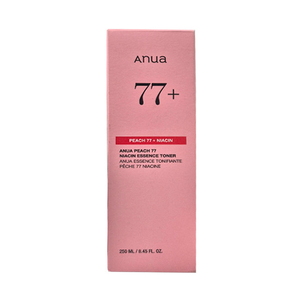 تونر آبرسان و روشن‌کننده آنوا مدل Peach 77 + Niacin Essence Toner مناسب انواع پوست حجم 250 میلی‌لیتر