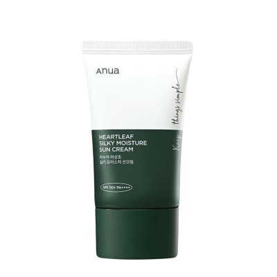 کرم ضد آفتاب بی‌رنگ دست و صورت آنوا SPF 50+ مدل Heartleaf محافظ UVA/UVB مناسب انواع پوست حجم 50 میلی‌لیتر