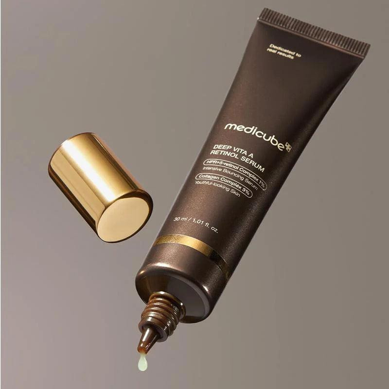 سرم پوست مدیکیوب مدل Retinol مناسب انواع پوست حجم 30 میلی‌لیتر