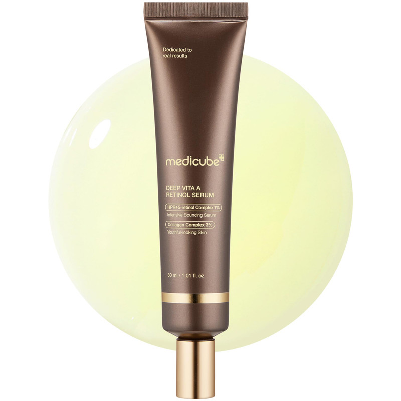 سرم پوست مدیکیوب مدل Retinol مناسب انواع پوست حجم 30 میلی‌لیتر