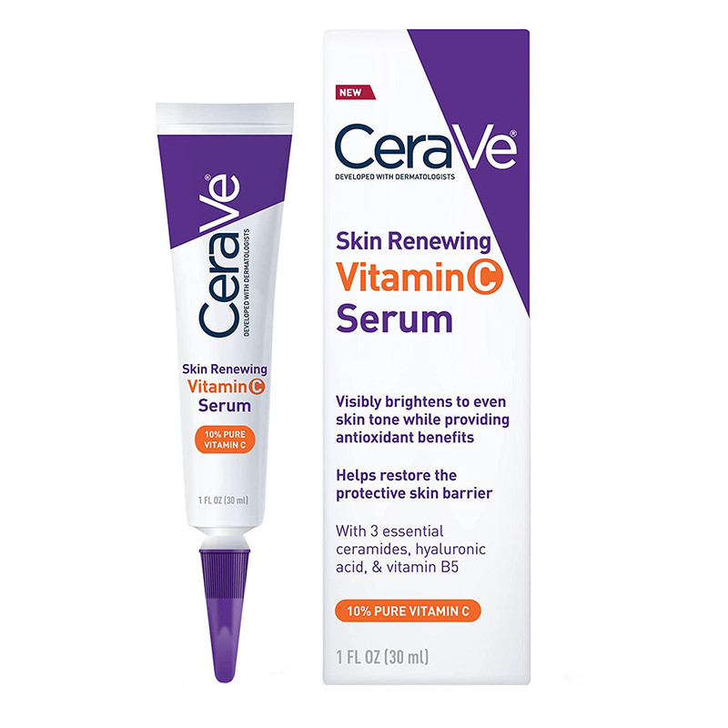 سرم روشن کننده پوست سراوی مدل Skin Renewing مناسب انواع پوست حجم 30 میلی‌لیتر