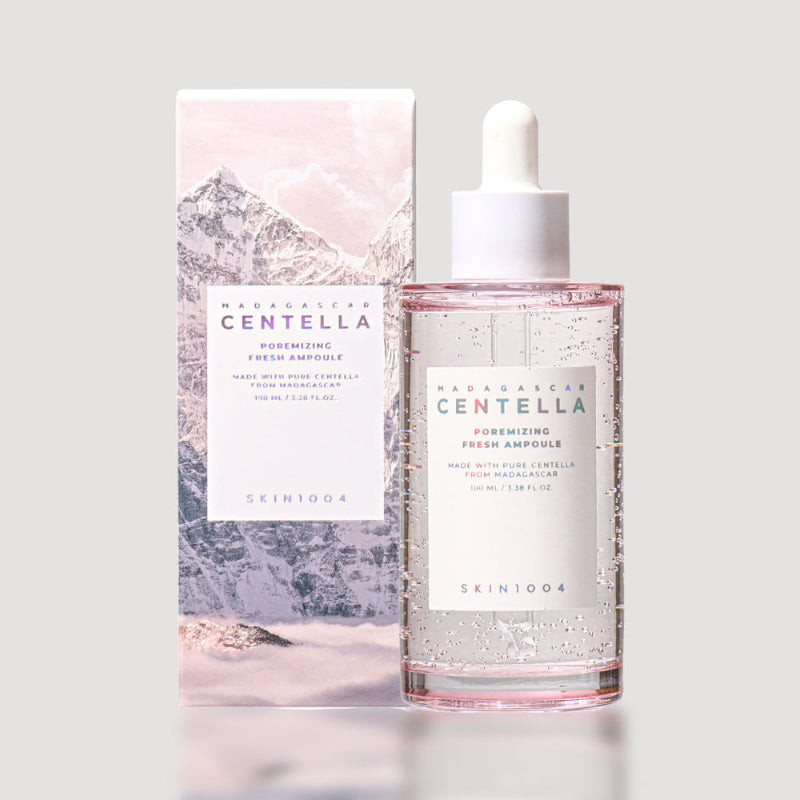 سرم جمع کننده منافذ پوست سنتلا مدل Madagascar Centella Poremizing Fresh Ampoule مناسب انواع پوست حجم 100 میلی‌لیتر