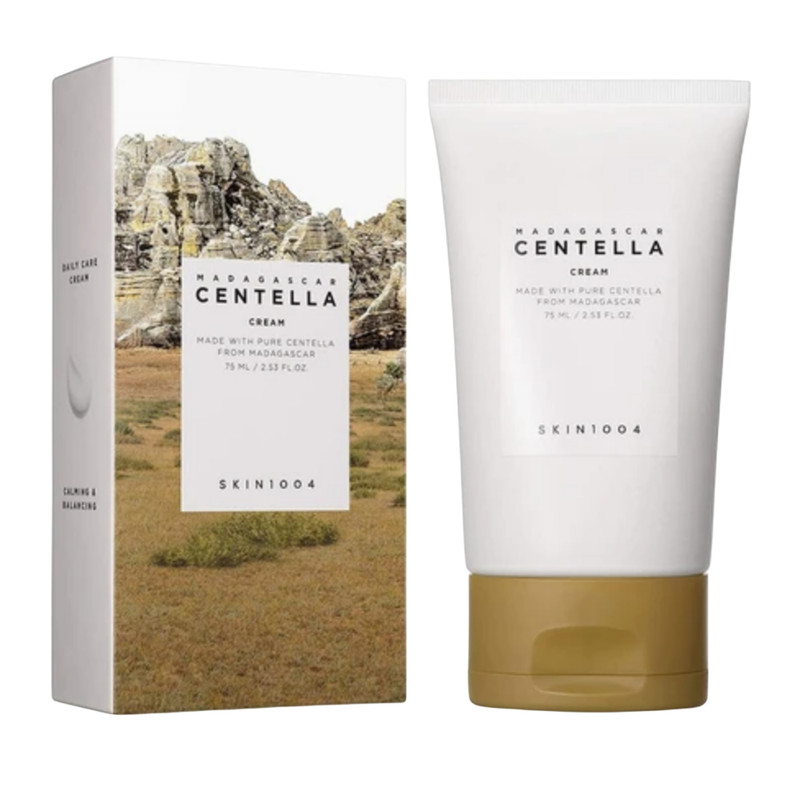 کرم مرطوب کننده و آبرسان سنتلا مدل Madagascar Centella Soothing Cream مناسب انواع پوست حجم 75 میلی‌لیتر