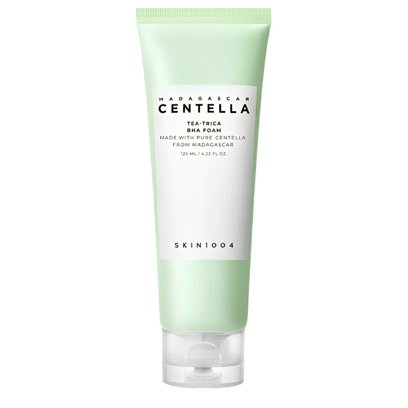 فوم شستشو صورت سنتلا مدل Madagascar Centella Tea-Trica BHA Foam مناسب انواع پوست حجم 125 میلی‌لیتر