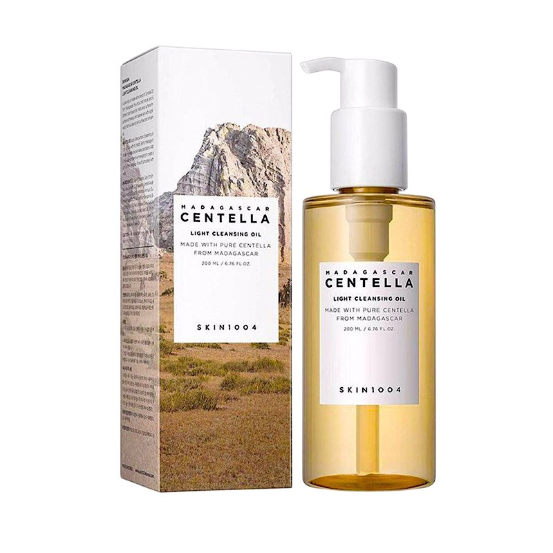پاک کننده آرایش صورت سنتلا مدل Madagascar Centella Light Cleansing Oil مناسب انواع پوست حجم 200 میلی‌لیتر