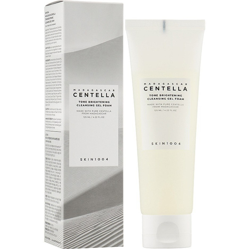 ژل فوم شستشوی صورت روشن کننده سنتلا مدل Madagascar Centella Tone Brightening Cleansing Gel Foam مناسب پوست معمولی حجم 125 میلی‌لیتر
