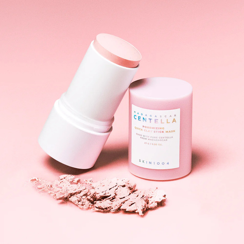 ماسک کوچک کننده منافذ پوست سنتلا اسکین 1004 مدل Madagascar Centella Poremizing Quick Clay Stick Mask مناسب انواع پوست وزن 27 گرم