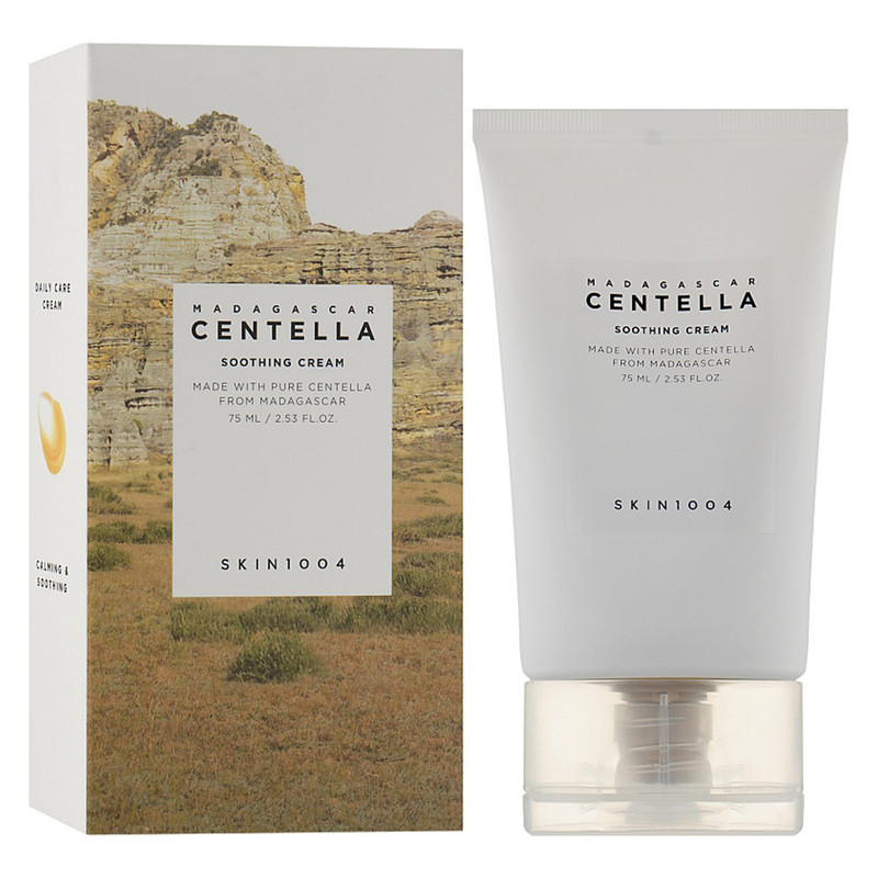 کرم مرطوب کننده دست و صورت سنتلا مدل Madagascar Centella Soothing Cream مناسب پوست خشک و معمولی حجم 75 گرم