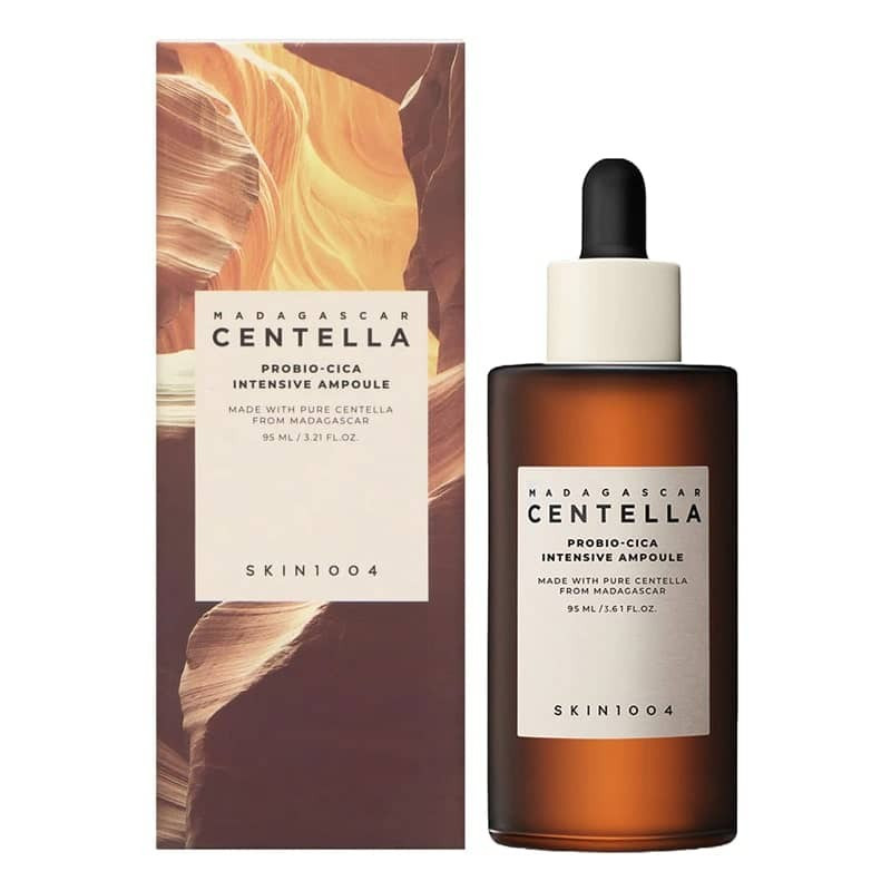 سرم تسکین دهنده و ترمیم کننده پوست سنتلا مدل Madagascar Centella Probio-Cica Intensive Ampoule حجم 95 میلی‌لیتر