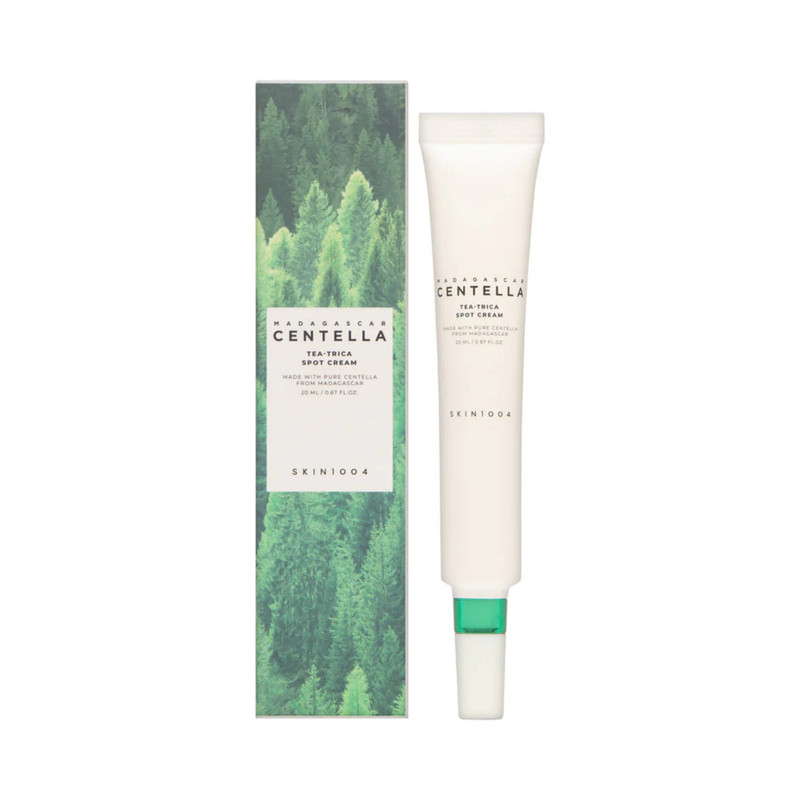 کرم ضد جوش فوری سنتلا اسکین 1004 مدل Madagascar Centella Tea-Trica Spot Cream مناسب پوست چرب و مستعد آکنه حجم 20 میلی‌لیتر