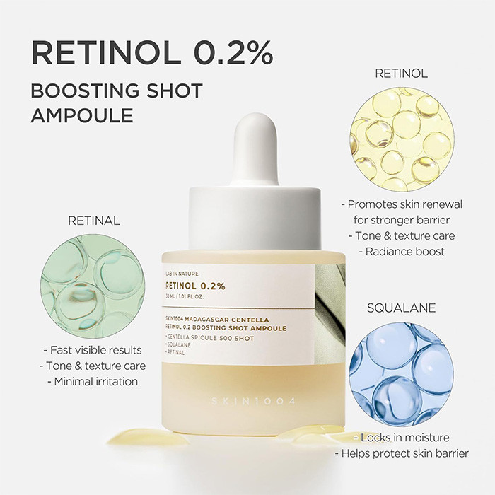 سرم ضد چروک و نرم کننده سانتلا مدل Madagascar Centella Retinol مناسب پوست معمولی حجم 30 میلی‌لیتر