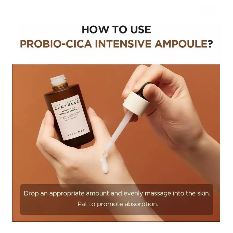 تونر ترمیم‌کننده و تقویت‌کننده پوست سنتلا مدل Madagascar Centella Probio-Cica Intensive Ampoule حجم 95 میلی‌لیتر
