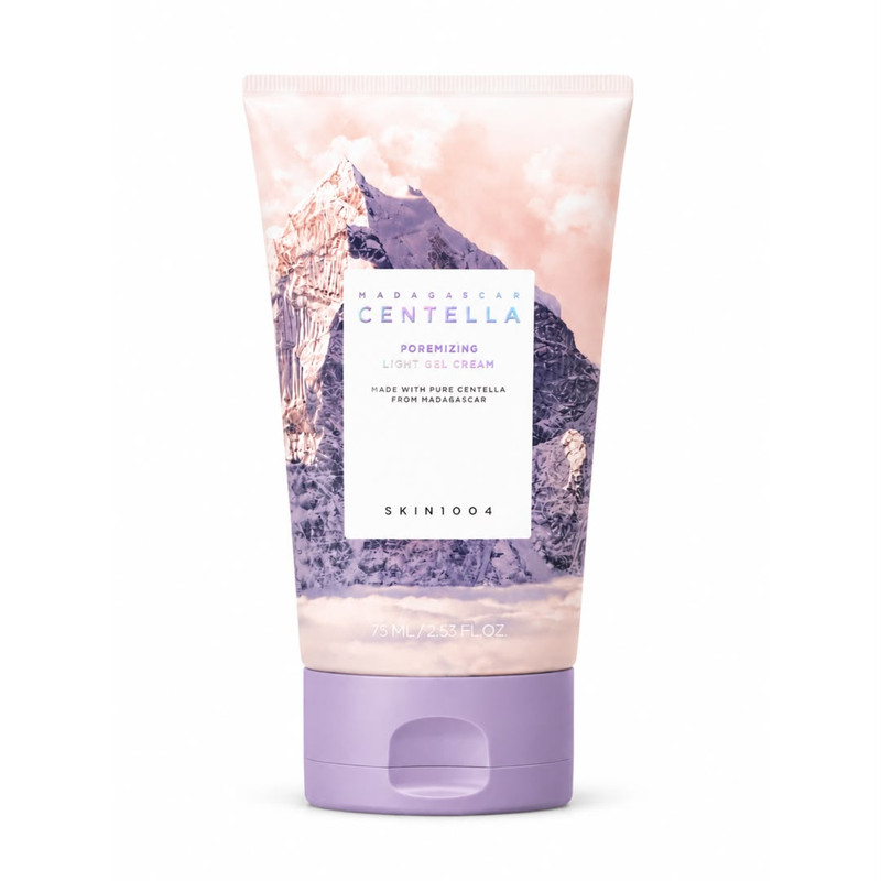 ژل روشن‌کننده روز و شب دست و صورت سانتلا مدل Madagascar Centella Poremizing Light Gel Cream مناسب انواع پوست حجم 75 میلی‌لیتر