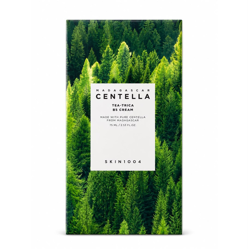 کرم ترمیم‌کننده دست و صورت سانتلا مدل Madagascar Centella Tea-Trica B5 Cream مناسب انواع پوست حجم 75 میلی‌لیتر