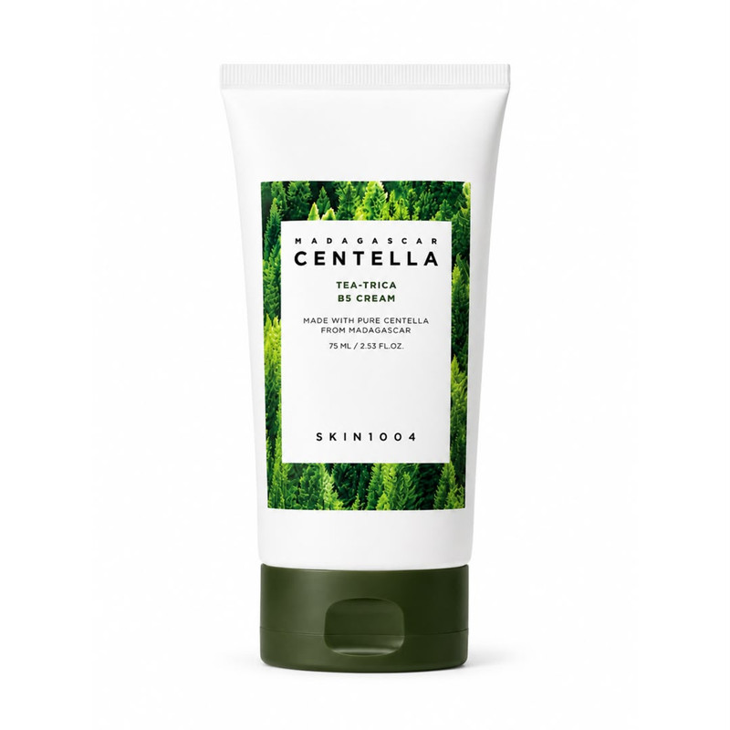 کرم ترمیم‌کننده دست و صورت سانتلا مدل Madagascar Centella Tea-Trica B5 Cream مناسب انواع پوست حجم 75 میلی‌لیتر