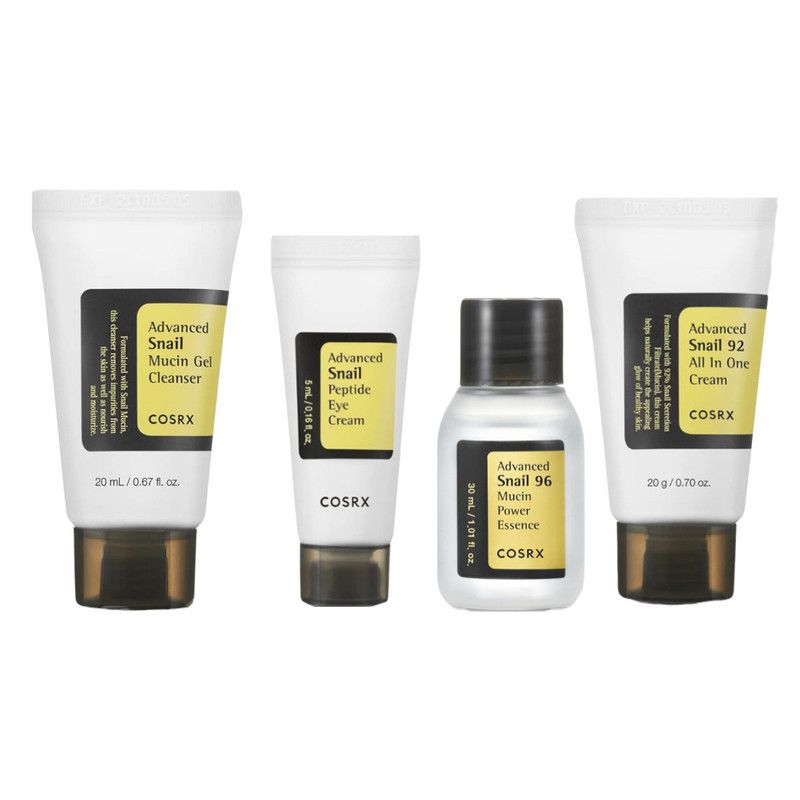 مجموعه مراقبت از پوست کوزارکس مدل All About Snail Kit بسته 4 عددی