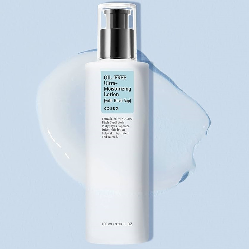 لوسیون مرطوب کننده کوزارکس مدل Oil-Free Ultra Moisturizing Lotion حجم 100 میلی‌لیتر