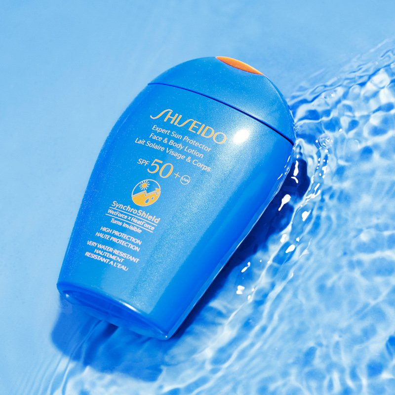 لوسیون ضد آفتاب شیسیدو مدل Expert Sun Protector Lotion SPF50+ حجم 150 میلی‌لیتر
