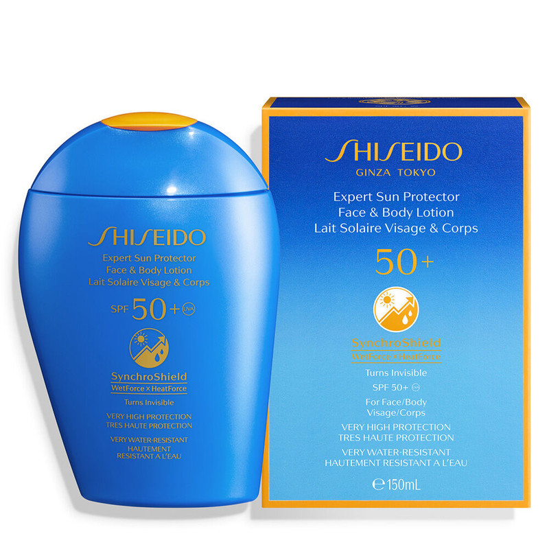 لوسیون ضد آفتاب شیسیدو مدل Expert Sun Protector Lotion SPF50+ حجم 150 میلی‌لیتر