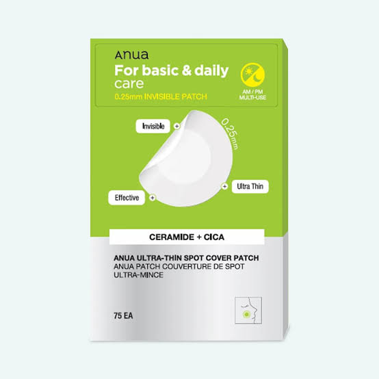پچ ضد جوش آنوا مدل Ultra Thin Spot Cover Patch بسته 75 عددی