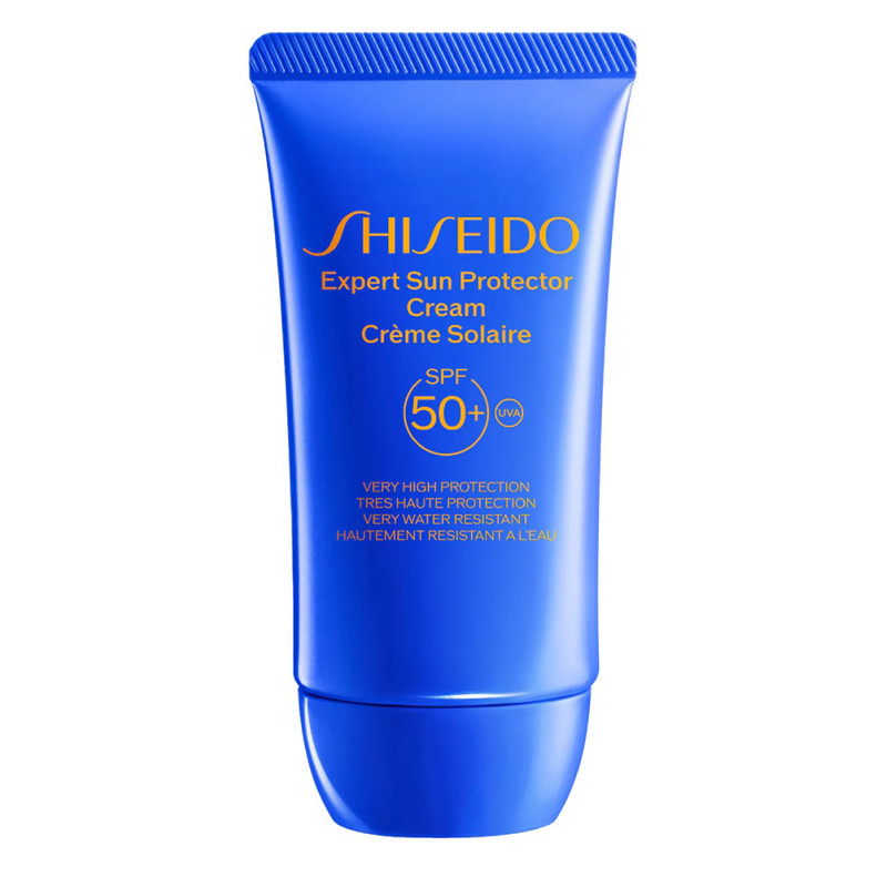 کرم ضد آفتاب بدون رنگ شیسیدو مدل Expert Sun Protector SPF50+ حجم 50 میلی‌لیتر