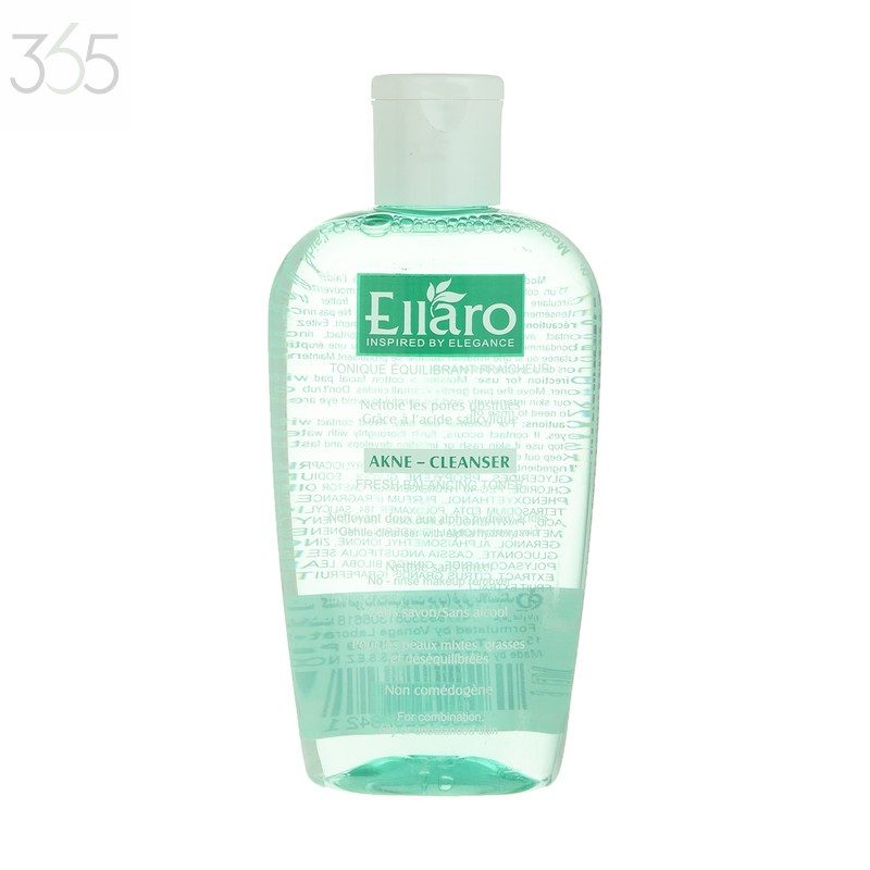 تونر پاک کننده صورت الارو مدل Akne Cleanser تحت لیسانس حجم 200 میلی لیتر