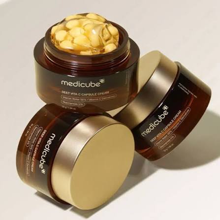 کرم کپسولی ویتامین سی حجم 55 میلی لیتر مدی کیوب Medicube Deep Vita C Capsule Cream 55 ml