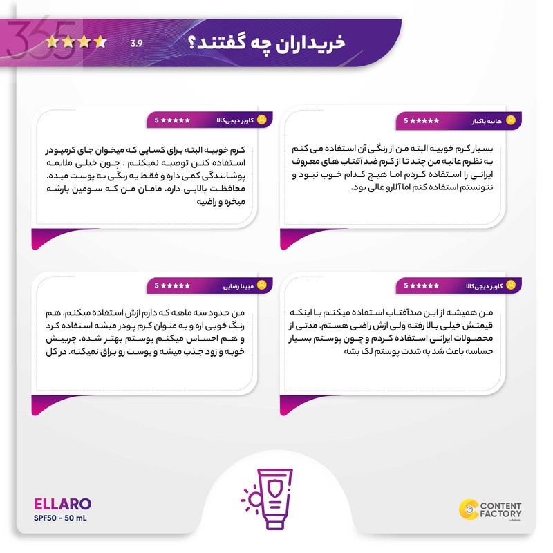 کرم ضد آفتاب رنگی الارو مدل SPF50 محافظ UVA ،UVB، ضد چروک، مناسب انواع پوست تحت لیسانس حجم 50 میلی‌لیتر