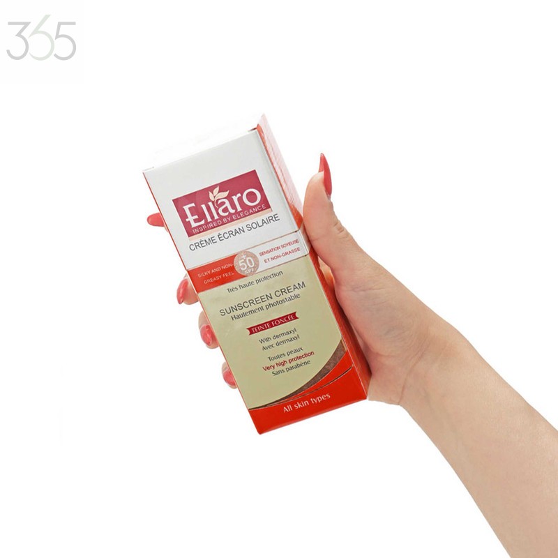 کرم ضد آفتاب رنگی الارو مدل SPF50 محافظ UVA ،UVB، ضد چروک، مناسب انواع پوست تحت لیسانس حجم 50 میلی‌لیتر