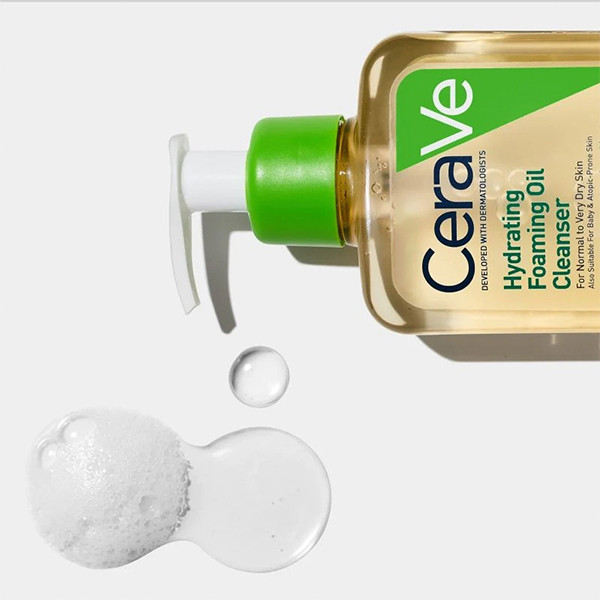 فوم شستشوی صورت سراوی مدل Hydrating Cleanser حجم 473 میلی‌لیتر