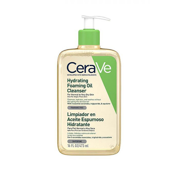 فوم شستشوی صورت سراوی مدل Hydrating Cleanser حجم 473 میلی‌لیتر