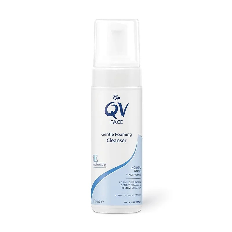 فوم شستشوی صورت کیووی مدل Gentle Cleanser حجم 150 میلی‌لیتر