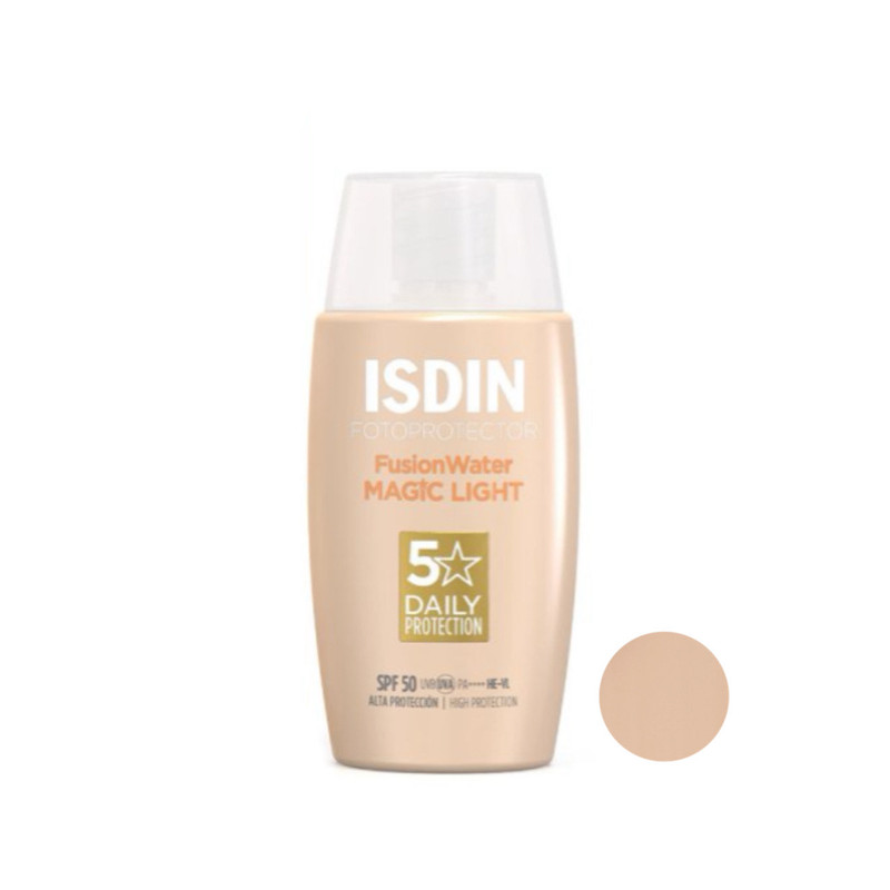 کرم ضد آفتاب رنگی ایزدین SPF 50 مدل Fusion Water Magic Color حجم 50 میلی‌لیتر