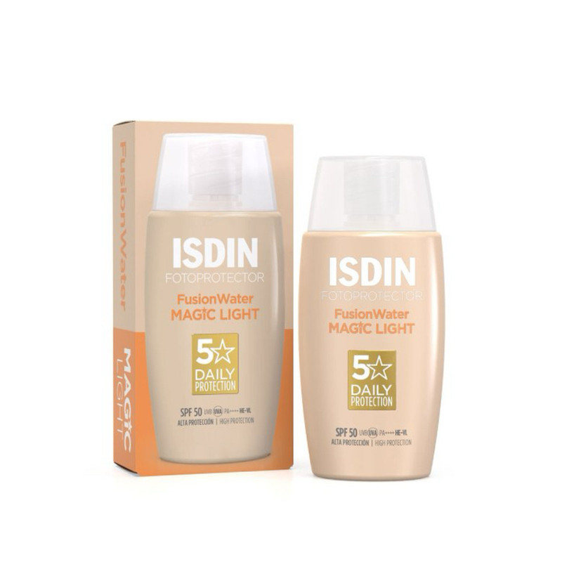 کرم ضد آفتاب رنگی ایزدین SPF 50 مدل Fusion Water Magic Color حجم 50 میلی‌لیتر