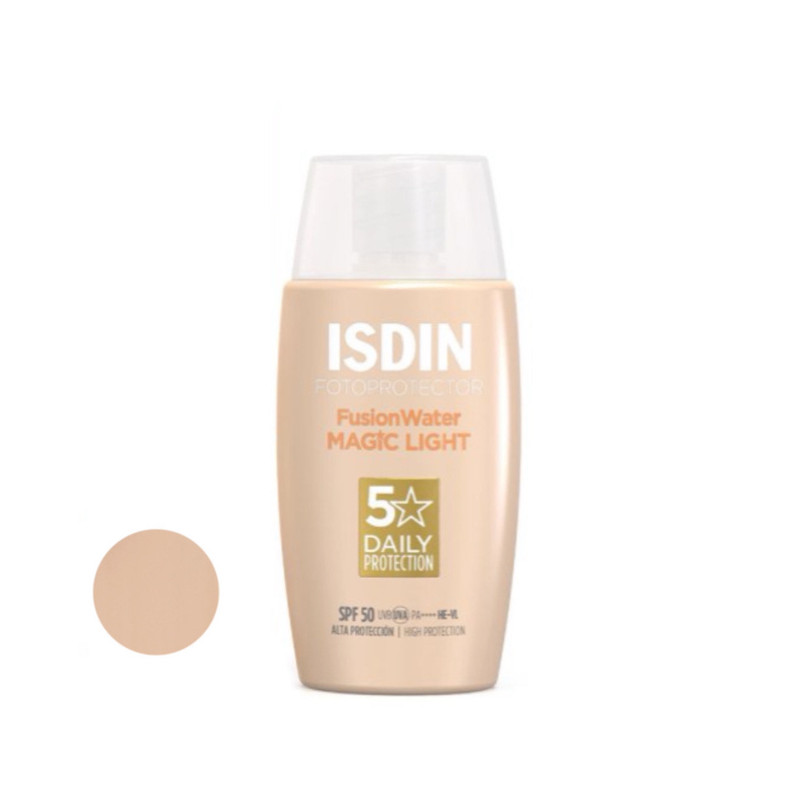 کرم ضد آفتاب رنگی ایزدین SPF 50 مدل Fusion Water Magic Color حجم 50 میلی‌لیتر