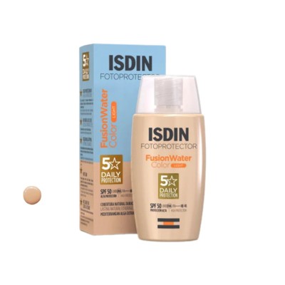 کرم ضد آفتاب رنگی ایزدین SPF50 مدل FCL مناسب انواع پوست حجم 50 میلی‌لیتر