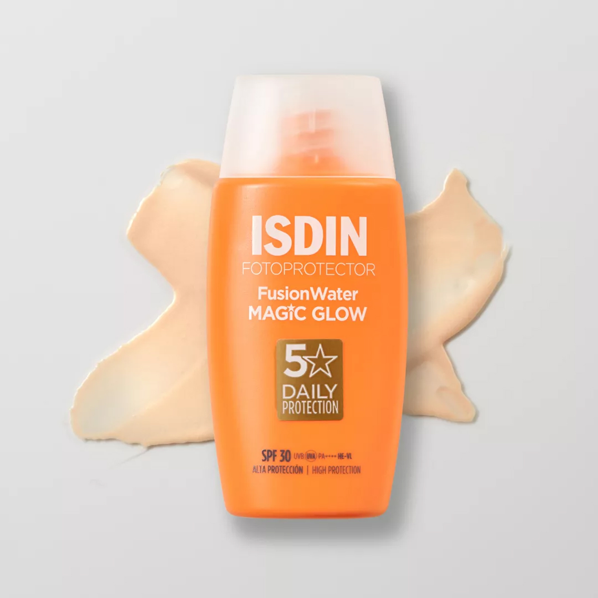 کرم ضد آفتاب ایزدین فیوژن واتر مجیک گلو SPF 30 (ISDIN Fusion Water Magic Glow SPF 30)