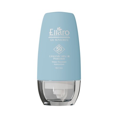 ژل ضد آفتاب بی‌رنگ الارو SPF50 مدل WetForce مناسب دست، صورت و گردن حجم 50 میلی‌لیتر