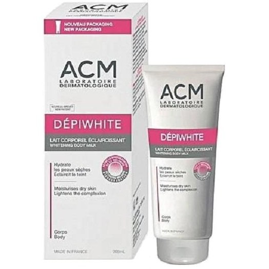 لوسیون روشن کننده بدن ای سی ام مدل Depiwhite مناسب انواع پوست حجم 200 میلی‌لیتر