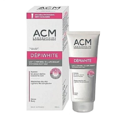 لوسیون روشن کننده بدن ای سی ام مدل Depiwhite مناسب انواع پوست حجم 200 میلی‌لیتر